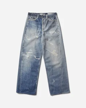 Women's Full Cut Jeans Digital Denim Print