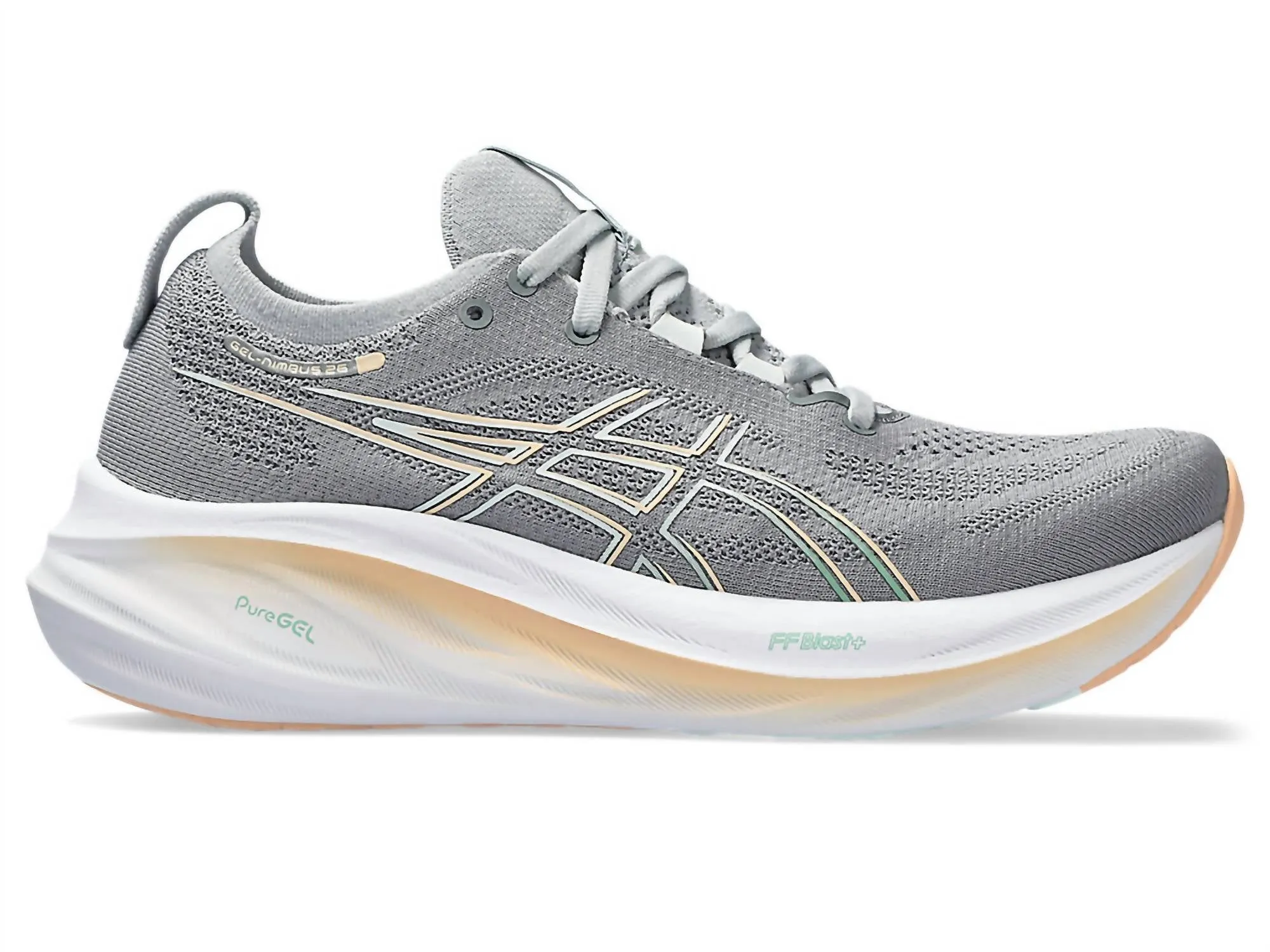Women's Gel-Nimbus 26 Shoes In Sheet Rock/pale Mint