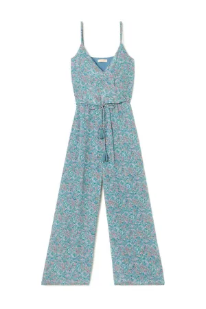 Women's Pasadena Jumpsuit In Storm Spring Flowers