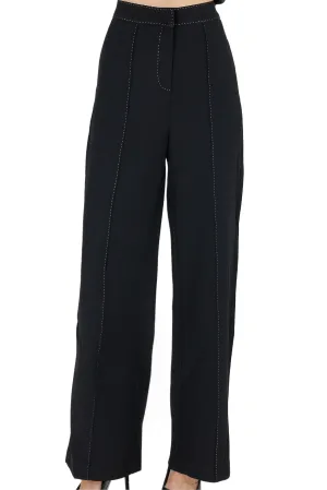 Yena Wide Leg Pant (BLACK)
