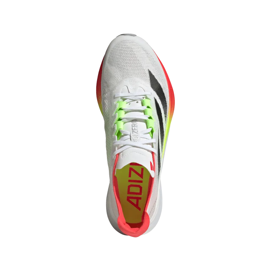 Adidas Men's Boston 12 Running Shoes in FTWR White/Core Black/Lucid Red SS25 Shoes_Puma
