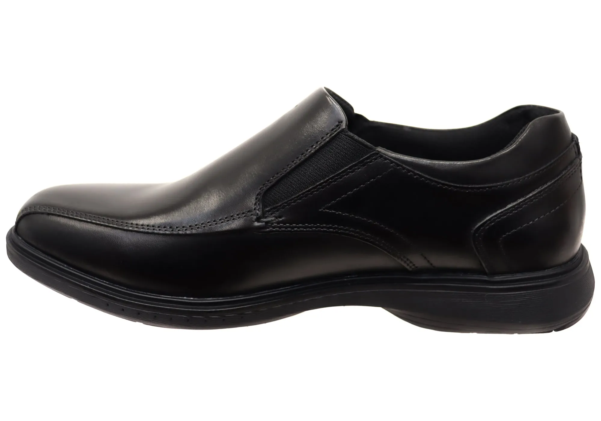 Nunn Bush By Florsheim Mens Kore Pro Slip EE Extra Wide Leather Shoes Florsheim Shoes
