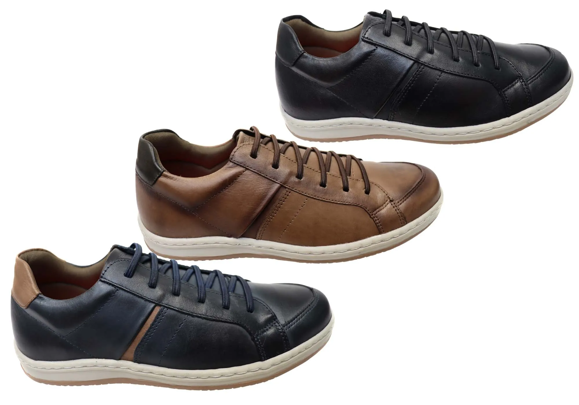 Perlatto Patrick Mens Brazilian Comfortable Leather Slip On Casual Shoes Perlatto Shoes